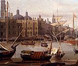 A Capriccio Of The Grand Canal, Venice - detail by Abraham Jansz Storck